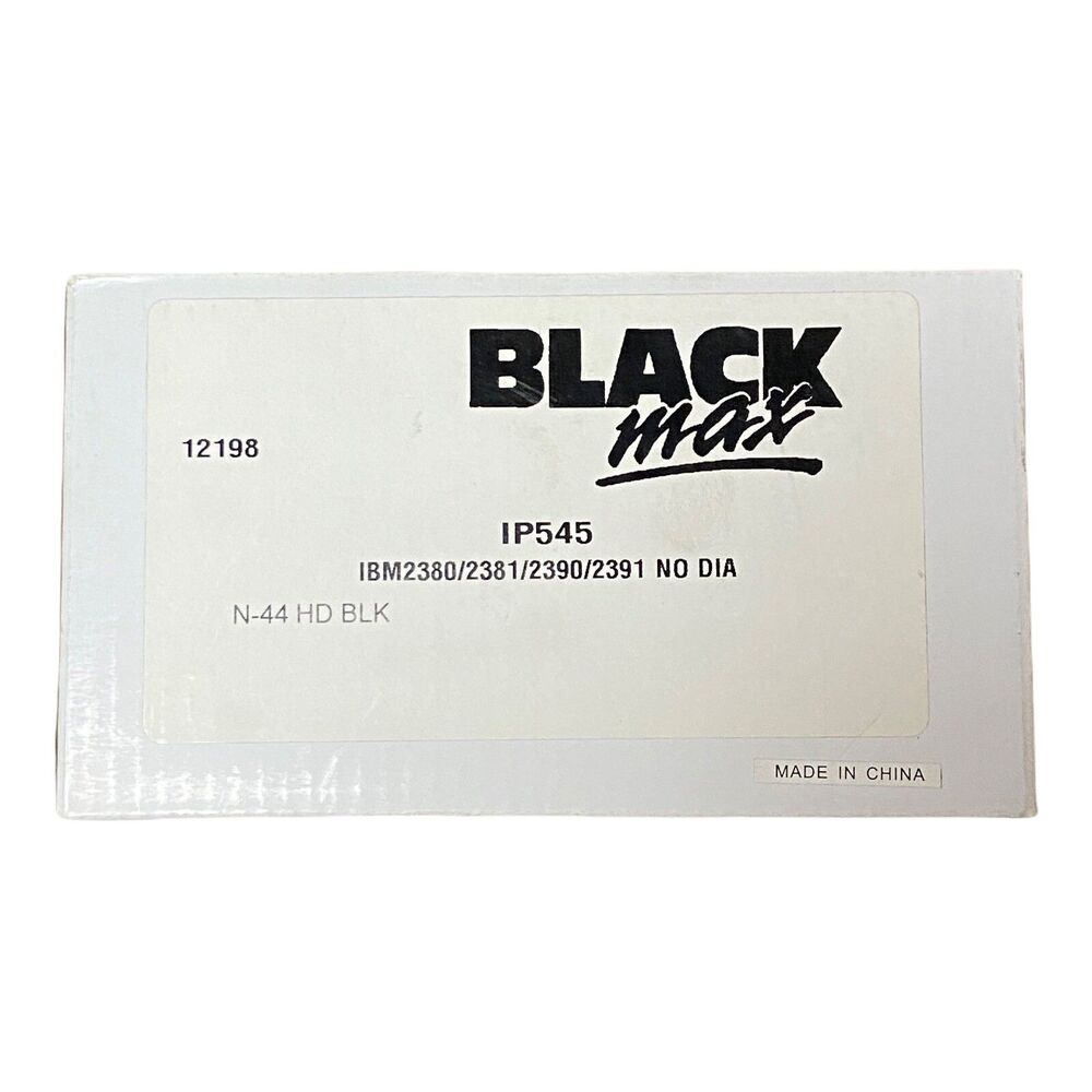 Black Max IBM 2380 2381 2390 2391 Ribbons IP545-1 N-44 HD BLK Ink Lot Of 6 Pack